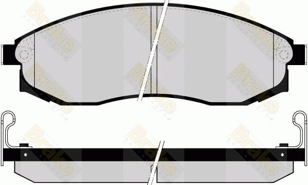 Kit de plaquettes de frein, frein à disque Brake ENGINEERING PA1474