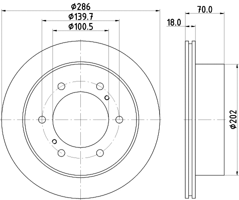Disque de frein MINTEX MDC2120