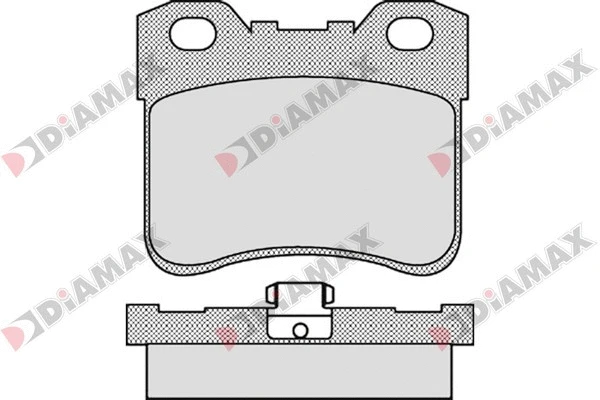 Kit de plaquettes de frein, frein à disque DIAMAX N09335
