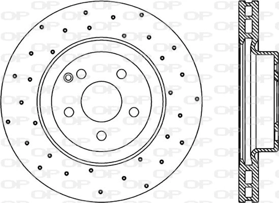 Disque de frein OPEN PARTS BDRS2298.25
