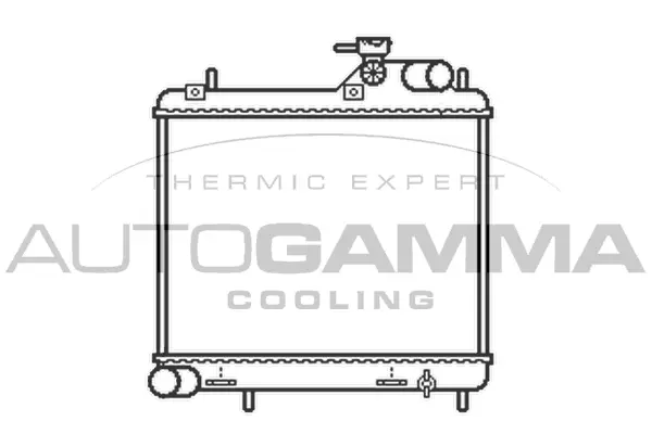 Radiateur, refroidissement du moteur AUTOGAMMA 104082