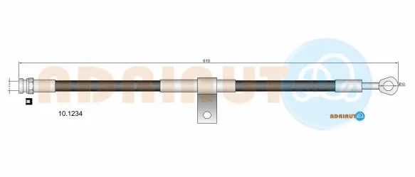 Flexible de frein ADRIAUTO 10.1234