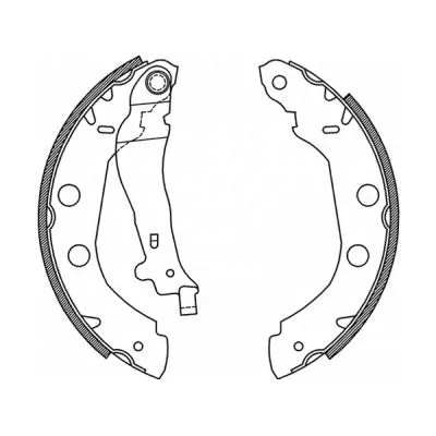 Jeu de mâchoires de frein ABE C01002ABE