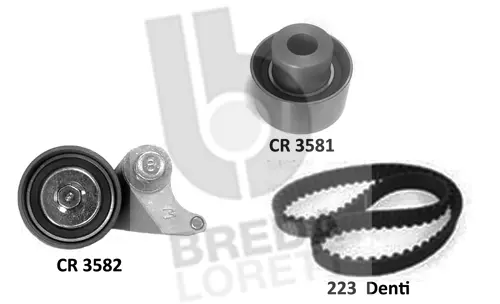 Kit de courroie crantée BREDA LORETT KCD0759
