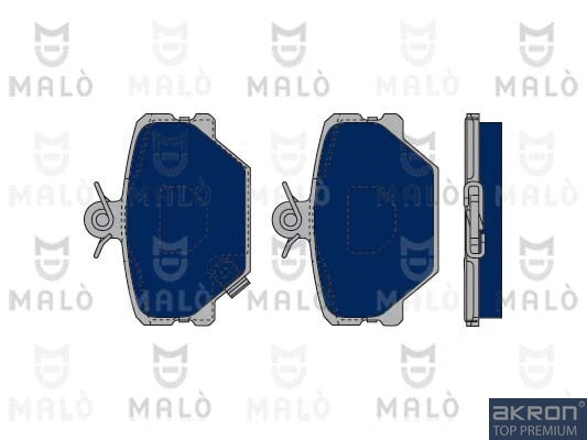 Kit de plaquettes de frein, frein à disque AKRON-MALÒ 1050261