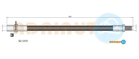 Flexible de frein ADRIAUTO 52.1215