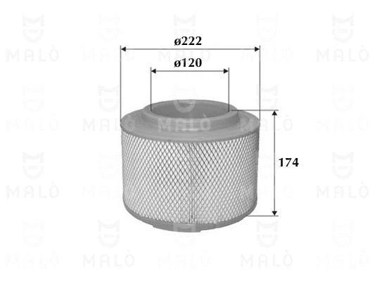 Filtre à air AKRON-MALÒ 1500286