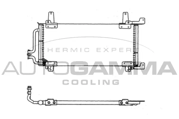 Condenseur, climatisation AUTOGAMMA 101802