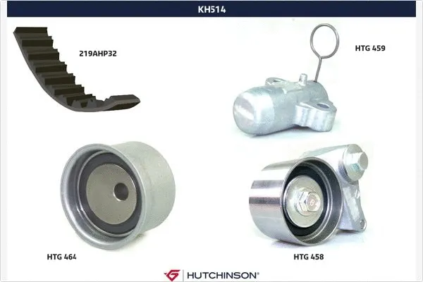 Kit de courroie crantée HUTCHINSON KH 514