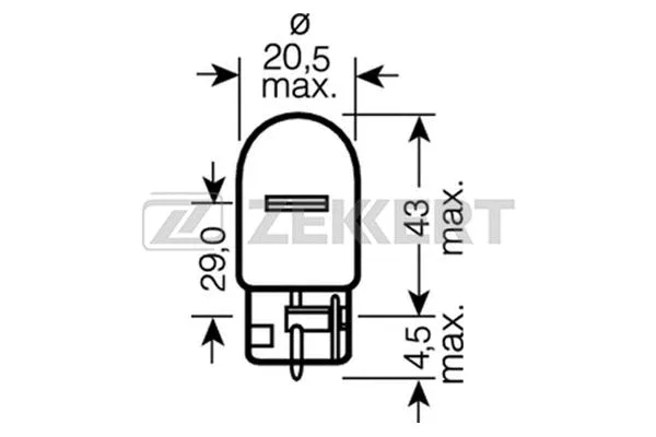 Ampoule, feu clignotant ZEKKERT LP-1150