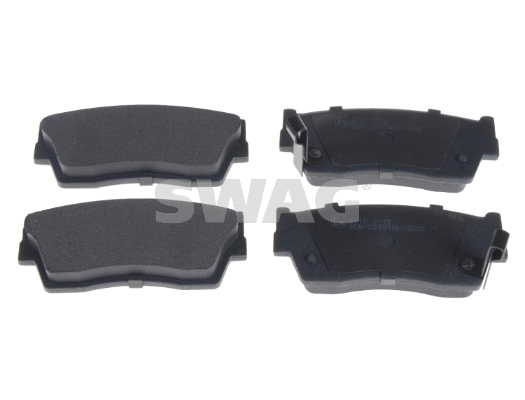 Kit de plaquettes de frein, frein à disque SWAG 84 91 6656