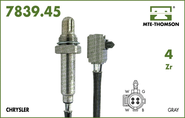Sonde lambda MTE-THOMSON 7839.45.039