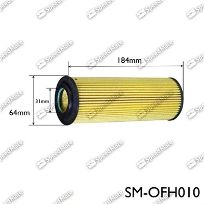 Filtre à huile SpeedMate SM-OFH010