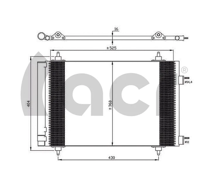 Condenseur, climatisation ACR 300640