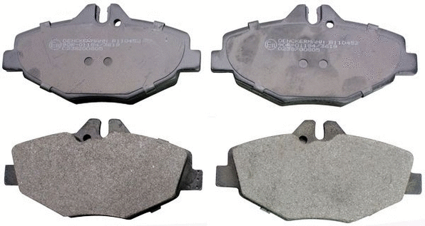 Kit de plaquettes de frein, frein à disque DENCKERMANN B110452