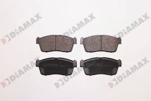 Kit de plaquettes de frein, frein à disque DIAMAX N09862