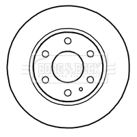 Disque de frein BORG & BECK BBD4710