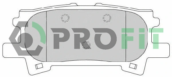 Kit de plaquettes de frein, frein à disque PROFIT 5000-1731 C