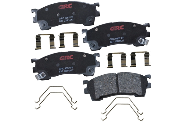 Kit de plaquettes de frein, frein à disque GRC - Ultra Brakes GCD637