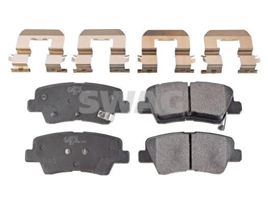 Kit de plaquettes de frein, frein à disque SWAG 33 10 6558