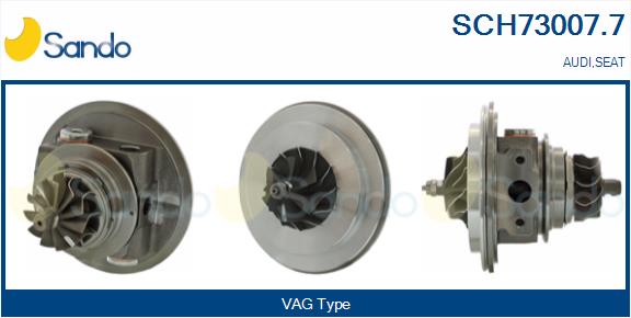 Groupe carter, turbocompresseur SANDO SCH73007.7