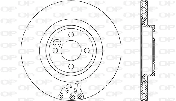 Disque de frein OPEN PARTS BDR2612.20