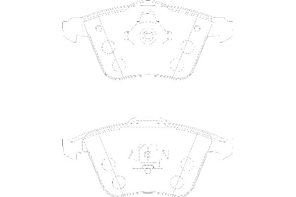 Kit de plaquettes de frein, frein à disque Omnicraft 2135174