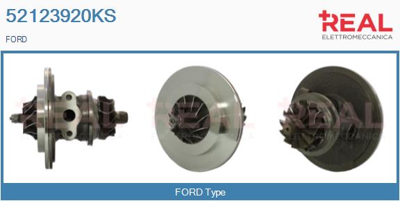 Groupe carter, turbocompresseur REAL 52123920KS