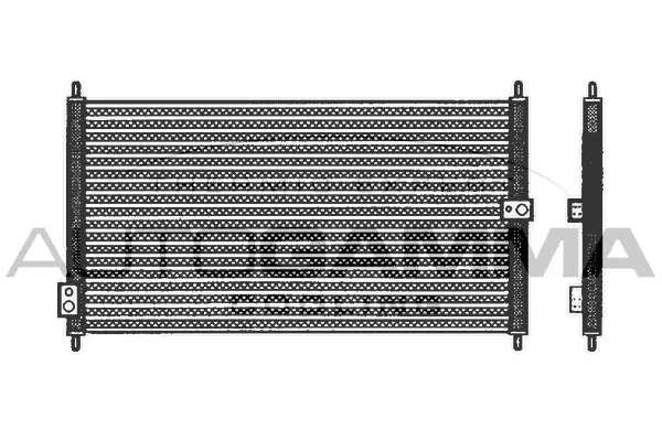 Condenseur, climatisation AUTOGAMMA 102660