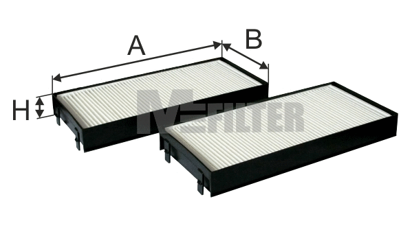Filtre, air de l'habitacle MFILTER K 9011-2