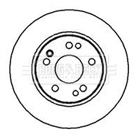 Disque de frein BORG & BECK BBD4830