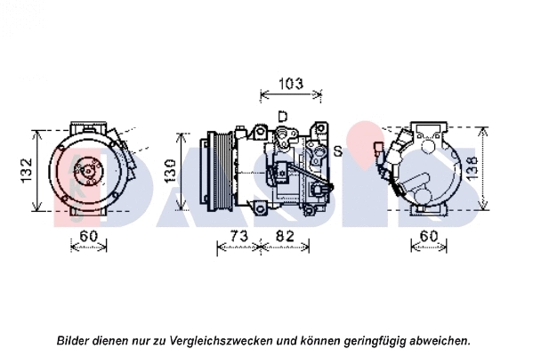 Compresseur, climatisation AKS DASIS 851992N