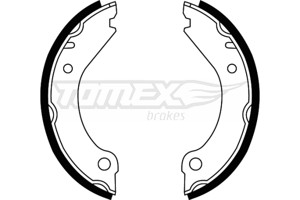 Jeu de mâchoires de frein TOMEX Brakes TX 22-08