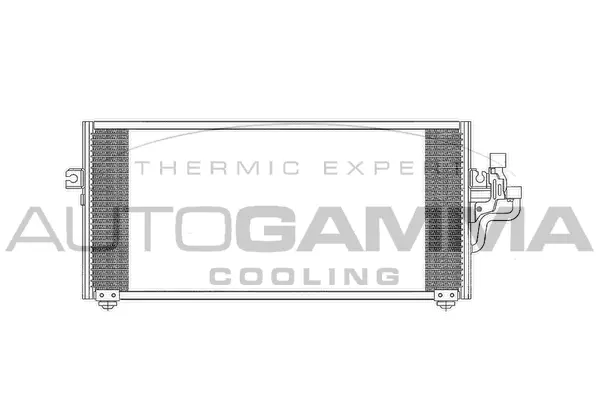 Condenseur, climatisation AUTOGAMMA 102712