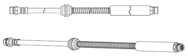 Flexible de frein CEF 512797