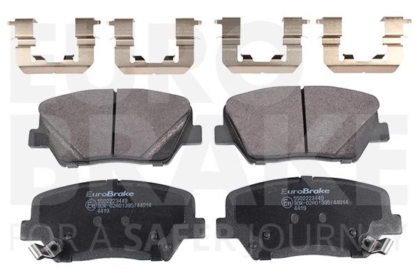 Kit de plaquettes de frein, frein à disque EUROBRAKE 5502223449