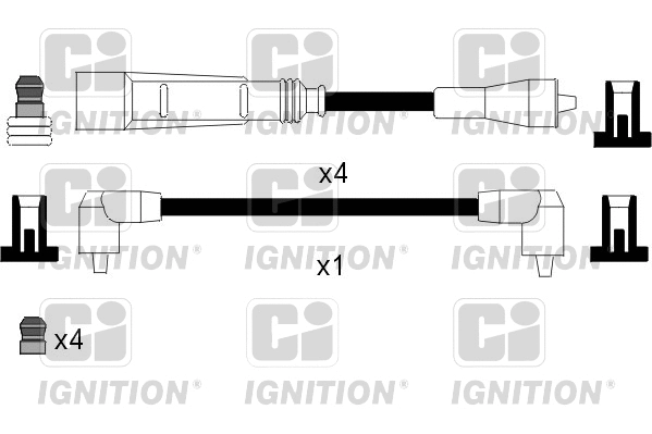 Kit de câbles d'allumage QUINTON HAZELL XC905