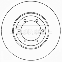 Disque de frein BORG & BECK BBD4929