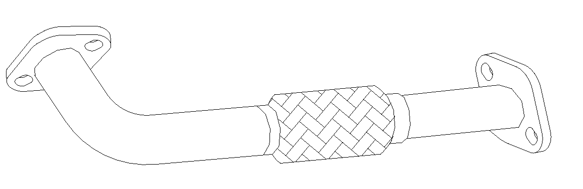 Tuyau d'échappement Vellerand 11718