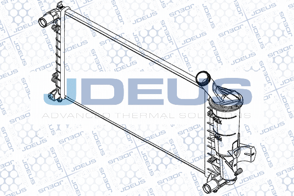 Radiateur, refroidissement du moteur JDEUS RA0110970