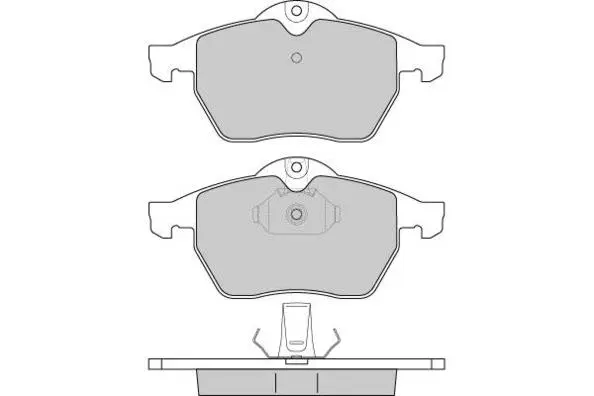 Kit de plaquettes de frein, frein à disque E.T.F. 12-0692