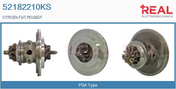 Groupe carter, turbocompresseur REAL 52182210KS