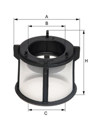 Filtre à carburant SAMPIYON FILTER CE 0391 M