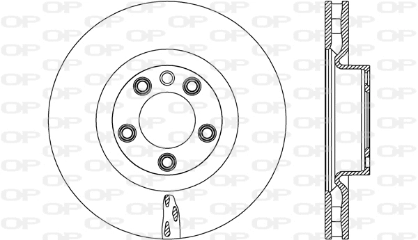 Disque de frein OPEN PARTS BDR2673.20