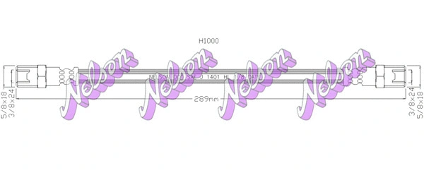 Flexible de frein KAWE H1000