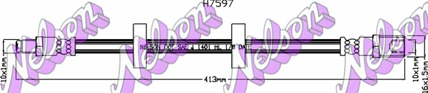 Flexible de frein KAWE H7597