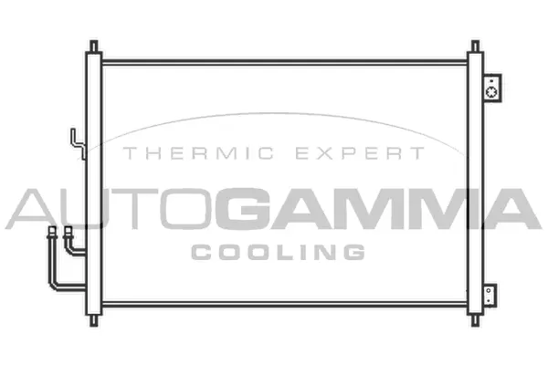 Condenseur, climatisation AUTOGAMMA 105461