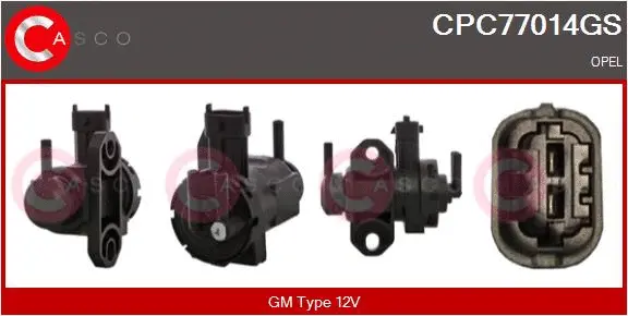 Transmetteur de pression, contrôle des gaz d'échappement CASCO CPC77014GS