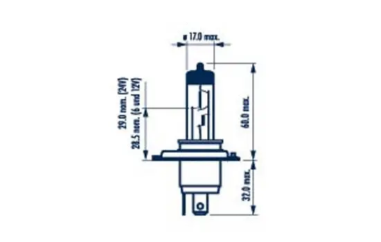 Ampoule, projecteur longue portée NARVA 480692100