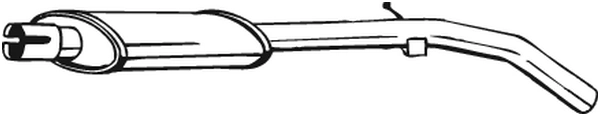 Silencieux central KLOKKERHOLM 148-121